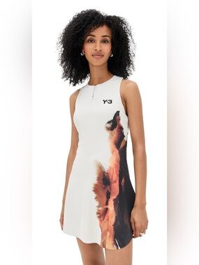 Y-3 x US Open Tennis Pro Dress in Orbit Grey